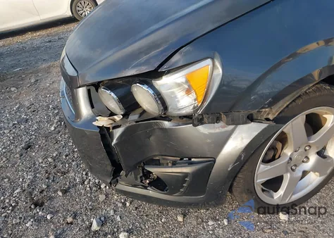 2013 Chevrolet Sonic Ltz Auto из США, поврежденный, VIN 1G1JE5SH9D4171987